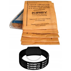 6x ORYGINALNE WORKI DO ODKURZACZA KIRBY G3 G4 G5 G6 G7 ULTIMATE + PASEK USA