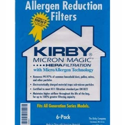 ORYGINALNE WORKI KIRBY MICRON ALLERGEN 6 SZTUK USA